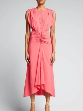 💓NWT IRO Nima Draped Button-Front Dress💓